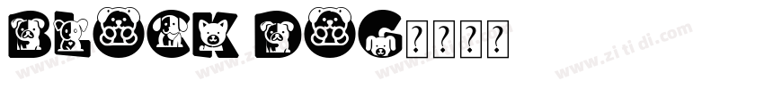 Block Dog字体转换